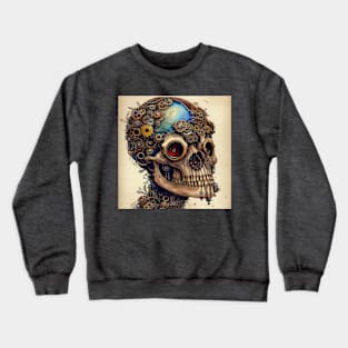 Steampunk scull Crewneck Sweatshirt